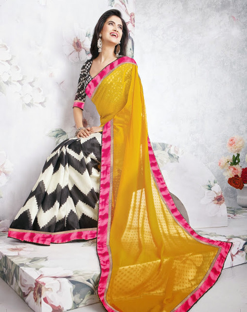 Tri Color Sarees