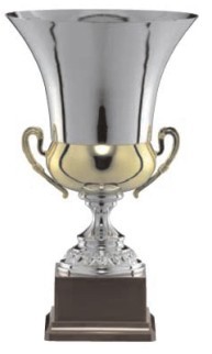 Designer Trophies - Metal and Wood, 250-350 mm, Silver, Rectangular Base | Elegant Design, Durable, Polished Finish, Award Recognition