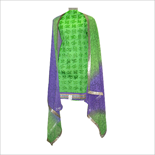 Chanderi Embroidery Suit