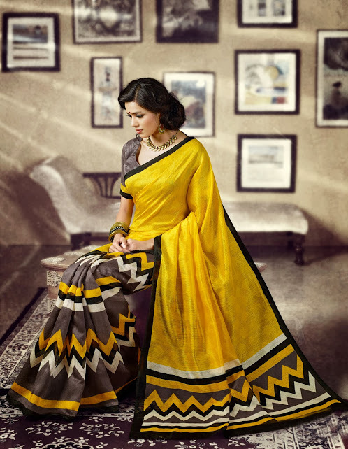 Print Sarees With Blouse