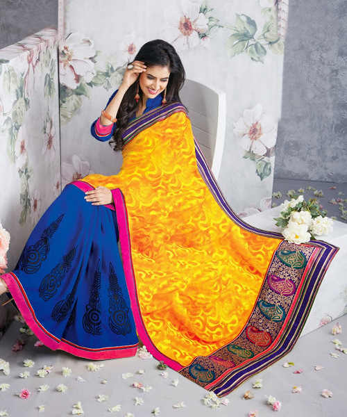 Designer Printed Sarees