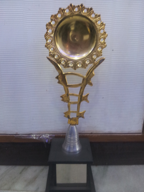 Trophy - Metal Alloy 25-35cm Gold Plated, Corrosion Resistant, Elegant Durable Design