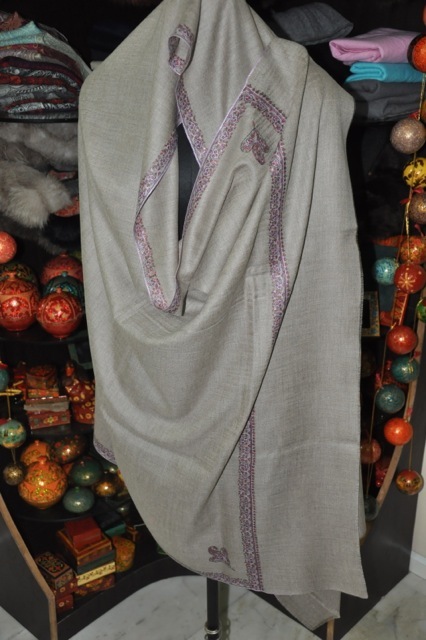 Platinum Color Pashmina Shawls