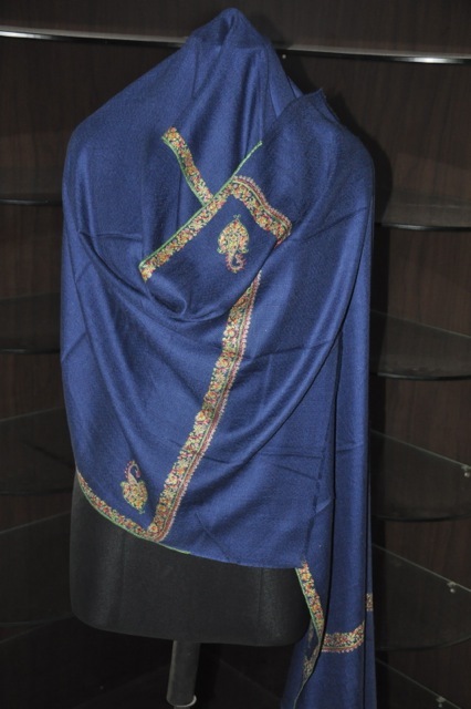 Violet-blue Pashmina Shawls