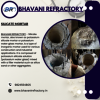 Silicate Mortar - Potassium Silicate Solution Mixed With Silica Sand | Excellent Chemical & Temperature Resistance, Low Shrinkage, Inorganic Composition