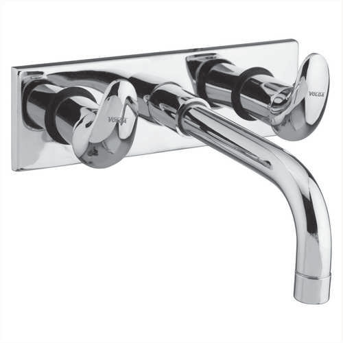 Brass Wall Mounted Basin Mixer With Concealed Body