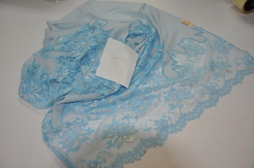 cashmere stoles with French lace