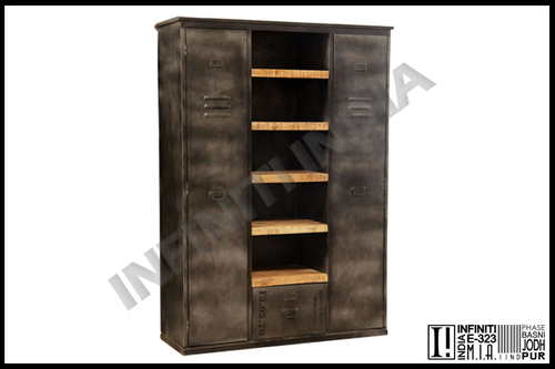 Wood Antique Industrial Almirah
