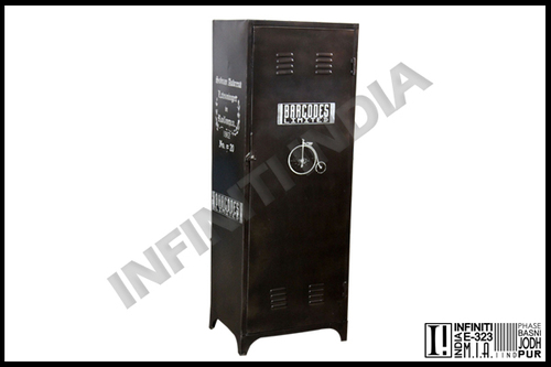 Wood Single Door Steel Almirah