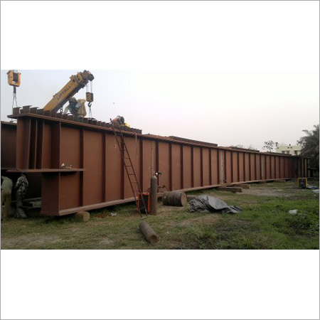 Bridge Girder Assembly At Work Shop