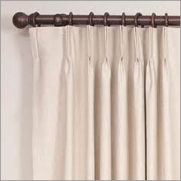 Off White Platted Curtain
