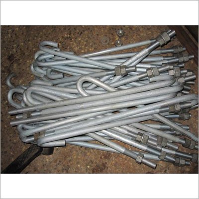 Galvanized J Type Foundation Bolts