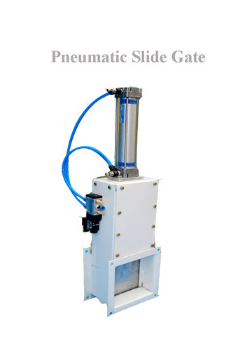 Pneumatic slide gate