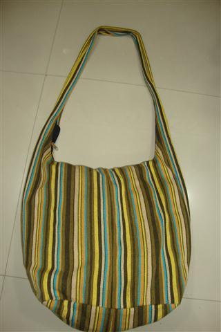Fabric Bags - Cotton, 16x12x4 Inches, Green | Durable Fabric, Zip Closure, Large Capacity, Comfortable Strap, Eco-Friendly