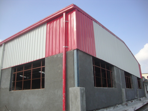 Red And White Light Frame Structure