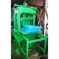 Hydraulic Concrete Block Making Machine - Hydraulic Power Source, Automatic Operation, Green Color | Lightweight Design, Optimum Performance, 1-year Warranty