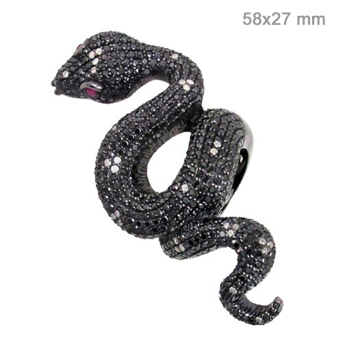 Ruby Diamond Sterling Silver Ring