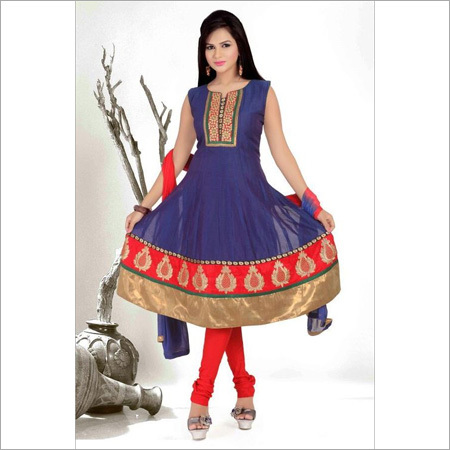 Chanderi Embroidery Pita Work Suits