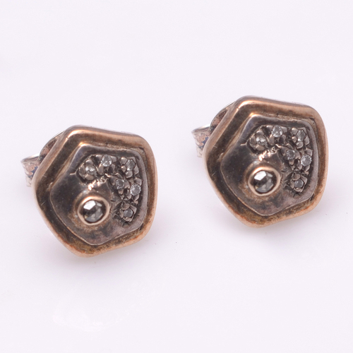 925 Sterling Silver Diamond Earrings