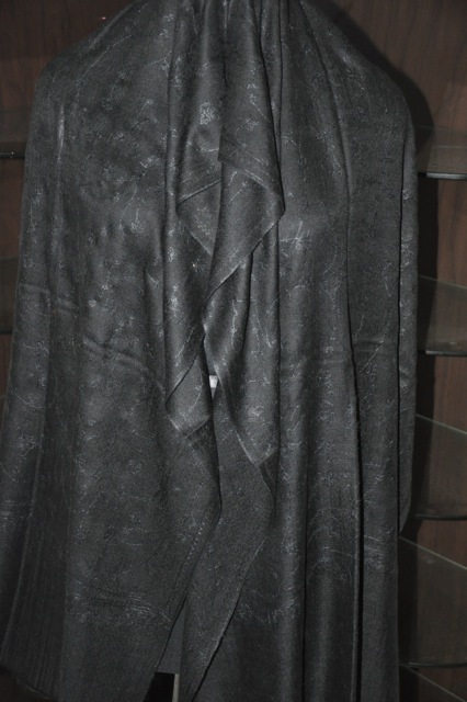Gunmetal Black Pashmina Shawls