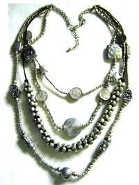 Bezel Necklace White Gold Necklace