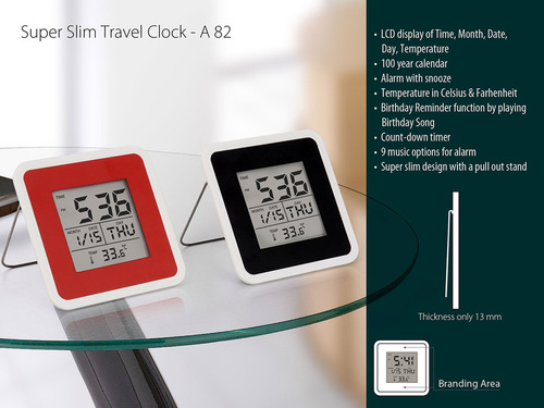 Super Slim Travel Clock