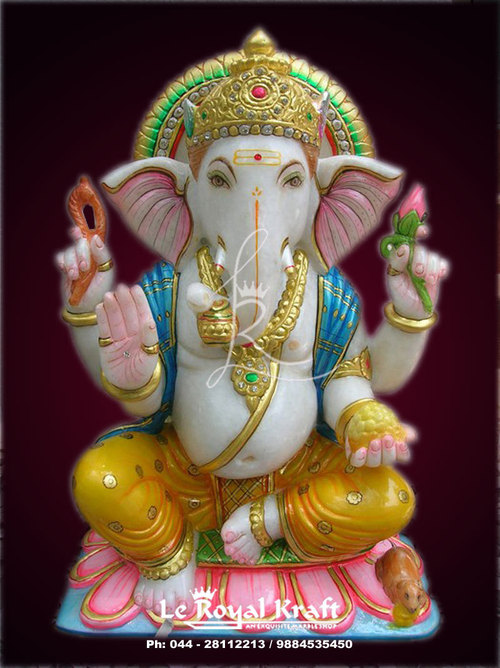 Marble Ganpati Statue