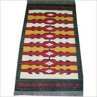 Wool Kilim Rugs - Variable Size, Red Color, Geometric Design | Durable, Colorfast, Elegant Home And Office Floor Decor, Shrink Resistant, Fine Finish