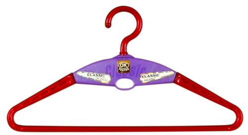 Baby Hanger - Plastic, 12x8 inches, Red | Durable, Lightweight, Easy Use, Space Saving, Attractive