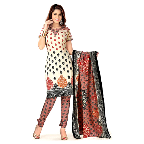 Unstitched Cotton Salwar Kameez