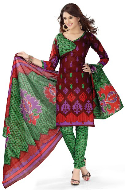 Unstitched Salwar Kameez Material Online