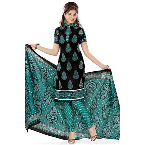 Cotton Printed Dress Material