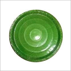 Green Paper Plate