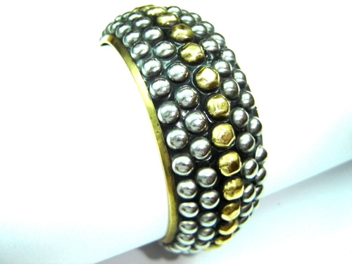 Bangles - Metal Alloy, 60-70mm Diameter, Two-Tone Silver/Gold | Stylish Design, Durable, Comfortable Fit