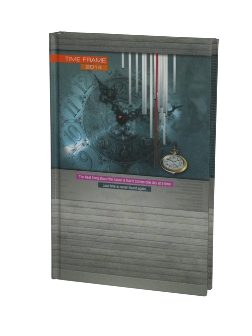 Exective Diary - Acrylic, 6x9 Inches, Gray | Durable Perfect Binding, Glossy Finish, 200+ Pages, Professional Design