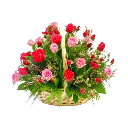 Rose Flower Basket