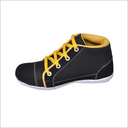 Kids Shoes Black Yellow