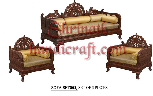 Teak Sofa Set 005