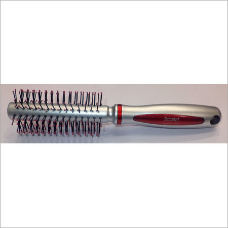 Silver Round Hair Brush