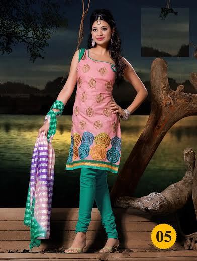Semi Stitched Salwar Suit