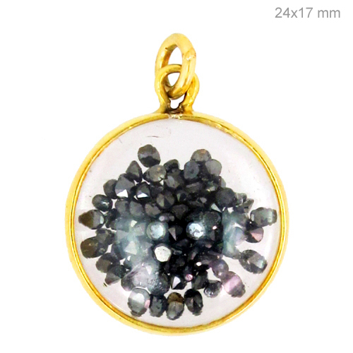 प्रशस्त हीरा क्रिस्टल लटकन