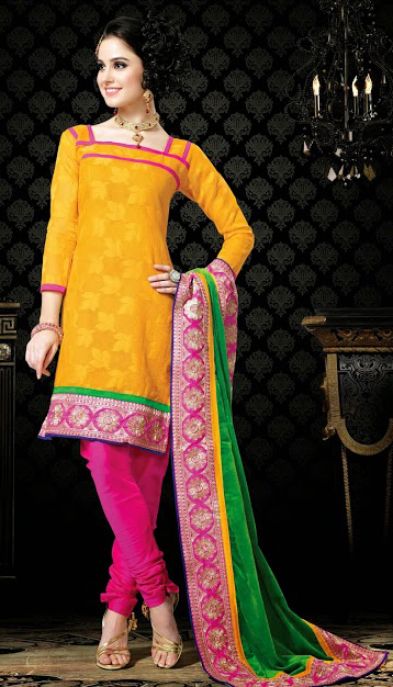 Chanderi Cotton Salwar Suits