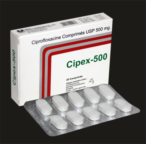 500mg Ciprofloxacin Tablets USP