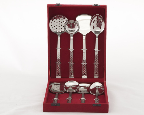 8 Pcs Serving Set Galaxy Design In Velvet Box
