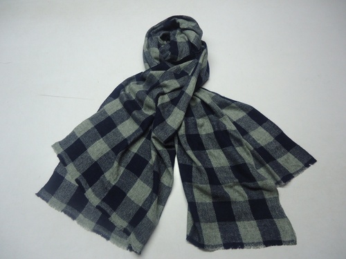 Cashmere Check Scarf