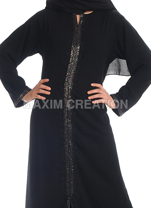 Dubai Black Abaya