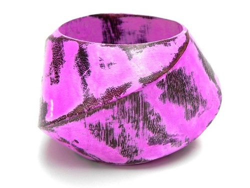 Bangles - Glass, 60-70mm, Purple | Textured Finish, Durable, Comfortable Fit, Unique Design