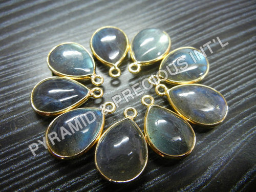 50 टुकड़ा Lot Of Labradorite Gemstone Connectors