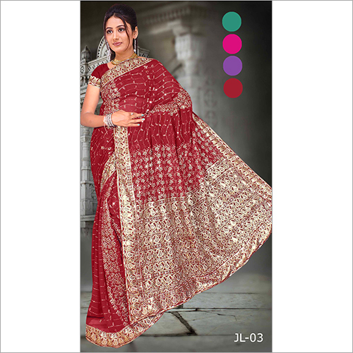 Designer Embroidered Saree