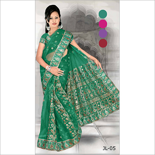 Trendy Embroidery Saree